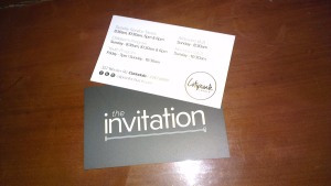 The Citipointe church distributes these professional looking business cards to encourage attendance at their services